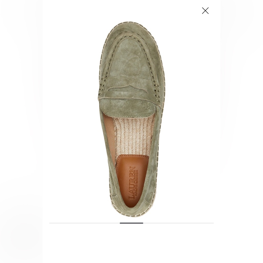 Polo by Ralph Lauren Olive Suede Espadrilles